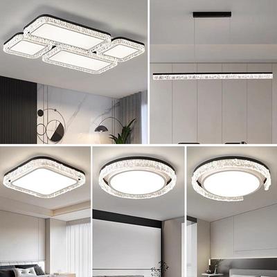 Luxury Modern Minimalist Rectangular Ceiling Light for Living Room and Bedroom - Full Spectrum Eye Protection