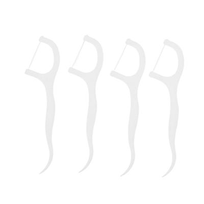 50Pcs/Box Toothpick Tooth Stick Floss Ultra-Thin Dental Flosser Oral Hygiene Dental Health Plastic Floss