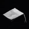 Empty NOn Woven Tea Bags Herbs Filter Loose Paper with Drawstring 5.5*7cm(100pcs)