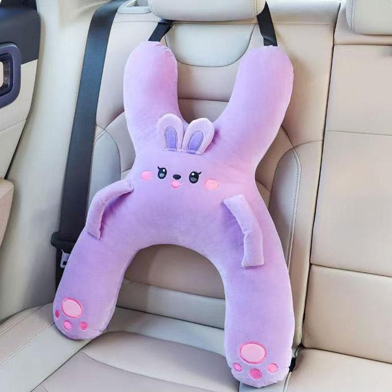Car children's pillow With Seat Belt Safety Sleep Aid Prevent Leaning Head Back Seat Sleeping Comfort During Distance Travel