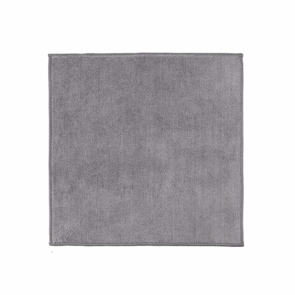 

No Trace Wipe Cloth Soft Microfiber Cleaning Cloth Multifunctional Car Cleaning Cloth Glass Grey 25cm