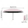 Mini Umbrella Capsule Umbrella Rain and Sun Protection Outdoor Travel Portable Sunshade Umbrella with Storage Box Zwq