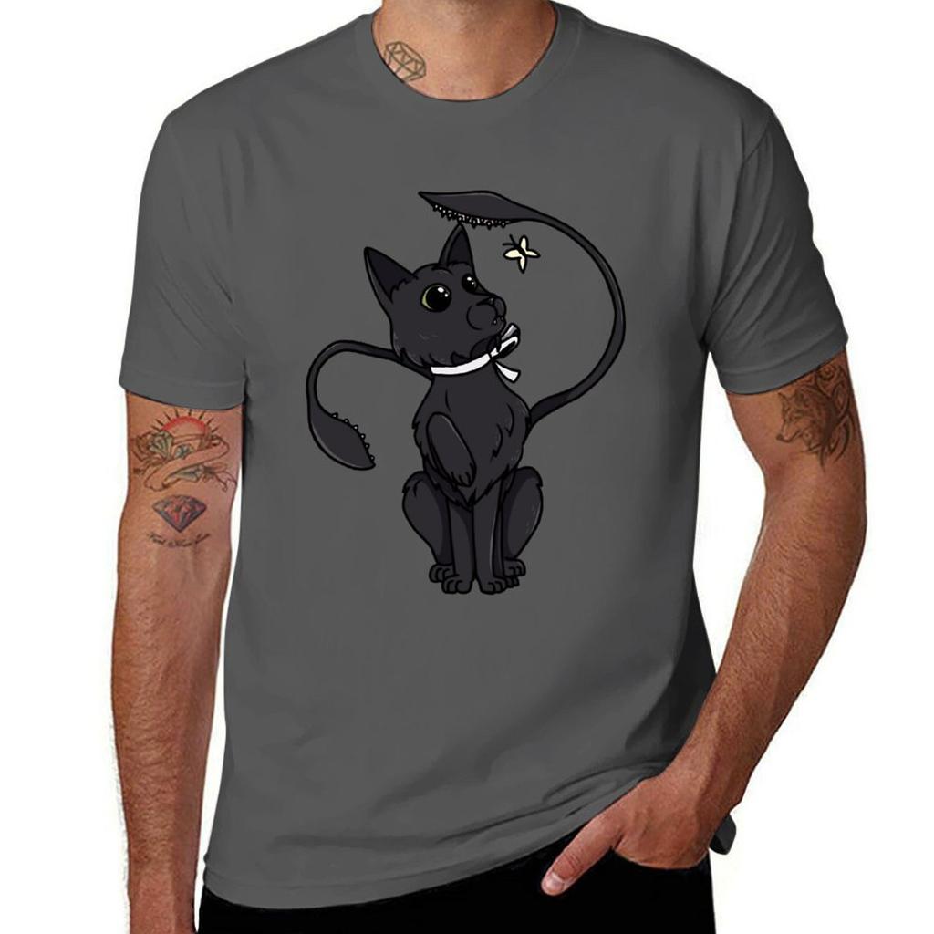 Displacer Beast Kitten TShirt Plus Size Solid Color TShirt