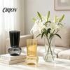 Durable Transparent Vase for Long Stem Flowers Hydroponic Flower Vase, Modern Style Imitation Glass Wide Body Elegant Arrangement Vessel Weddings