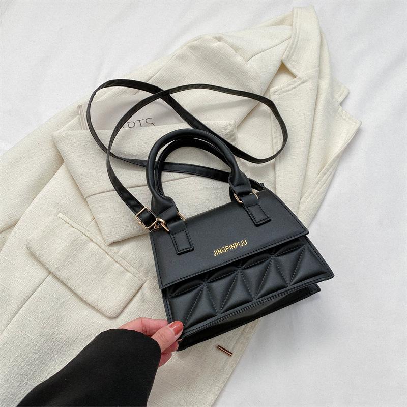 

Fashiable Korean Versi PU Shoulder Bag Versatile Fresh Solid Color Handbag Crossbody Bags Tote Exquisite Craftsmanship Women чёрный