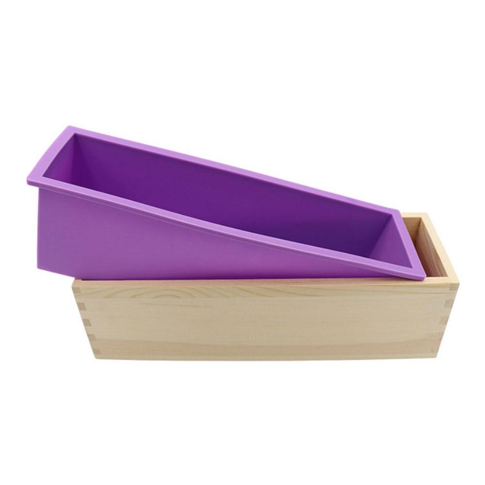 Silicone World 1200MLSilicone Cake Mold Rectangular Silicone Soap Making Mold Toast Bread Mold Cake Mould Non-stick Baking Tools