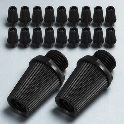 20Pcs M10 Plastic Cable Clamps for Lighting Fixtures Wire Grippers for Lamps Electrical Cord Grip Holders Secure Cable