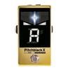 KORG Pitchblack X Pedal Tuner for Guitar/Bass, Limited Edition Color, }0.1 Cent High Accuracy, Ultra Buffer, True Bypass, DC Out, Strobe Tuning, Gold