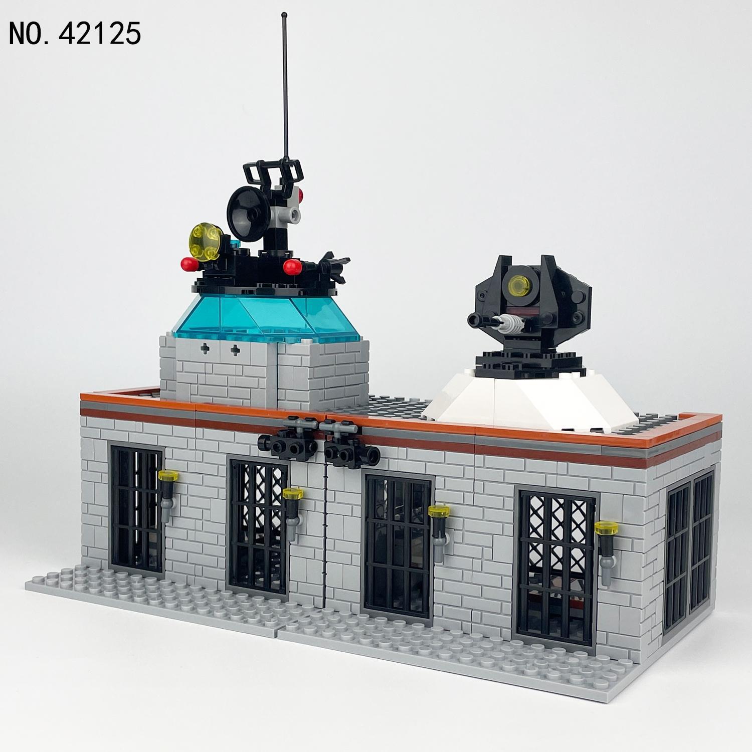 Iceland Prison 42125 Building Model Small Particles Assembled Children S Building Block Toy Gangster Figure