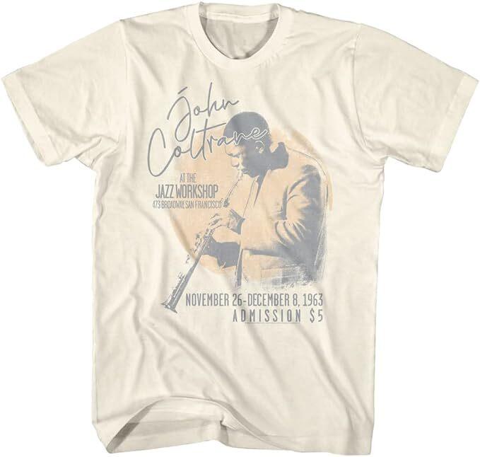 John Coltrane T-shirt - Coltrane Jazz T-shirt Licensed - New L