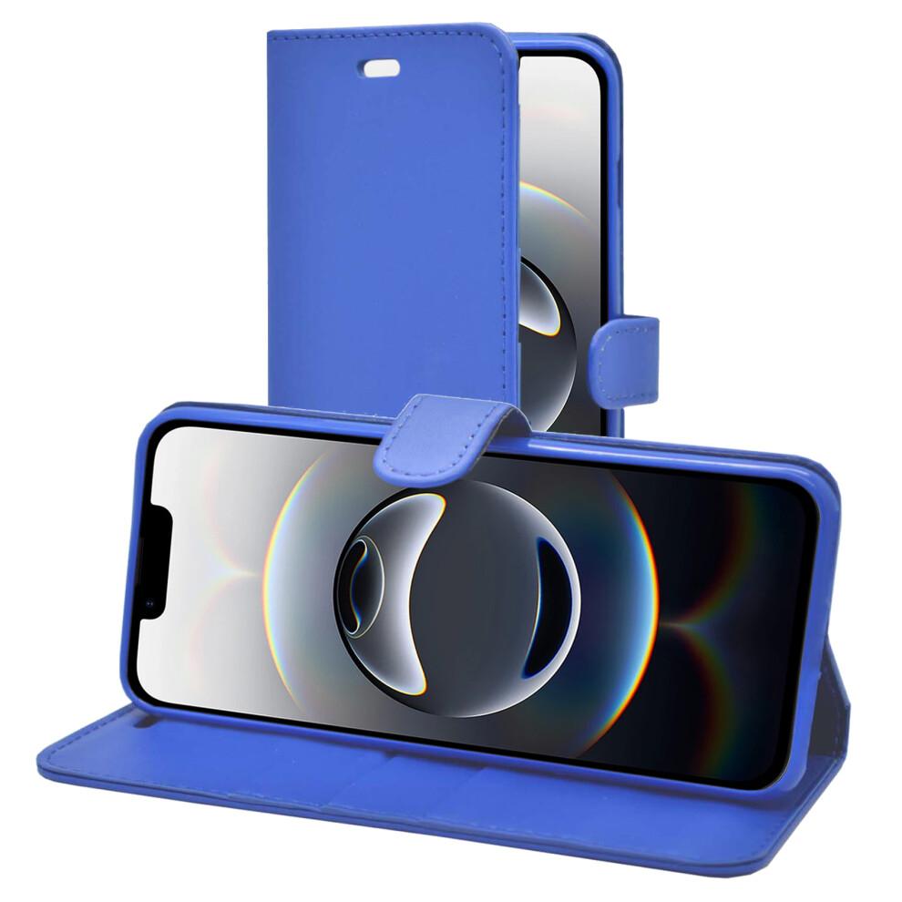 (blau) Für Apple iPhone 17e Wallet Flip PU-Leder Handyhülle