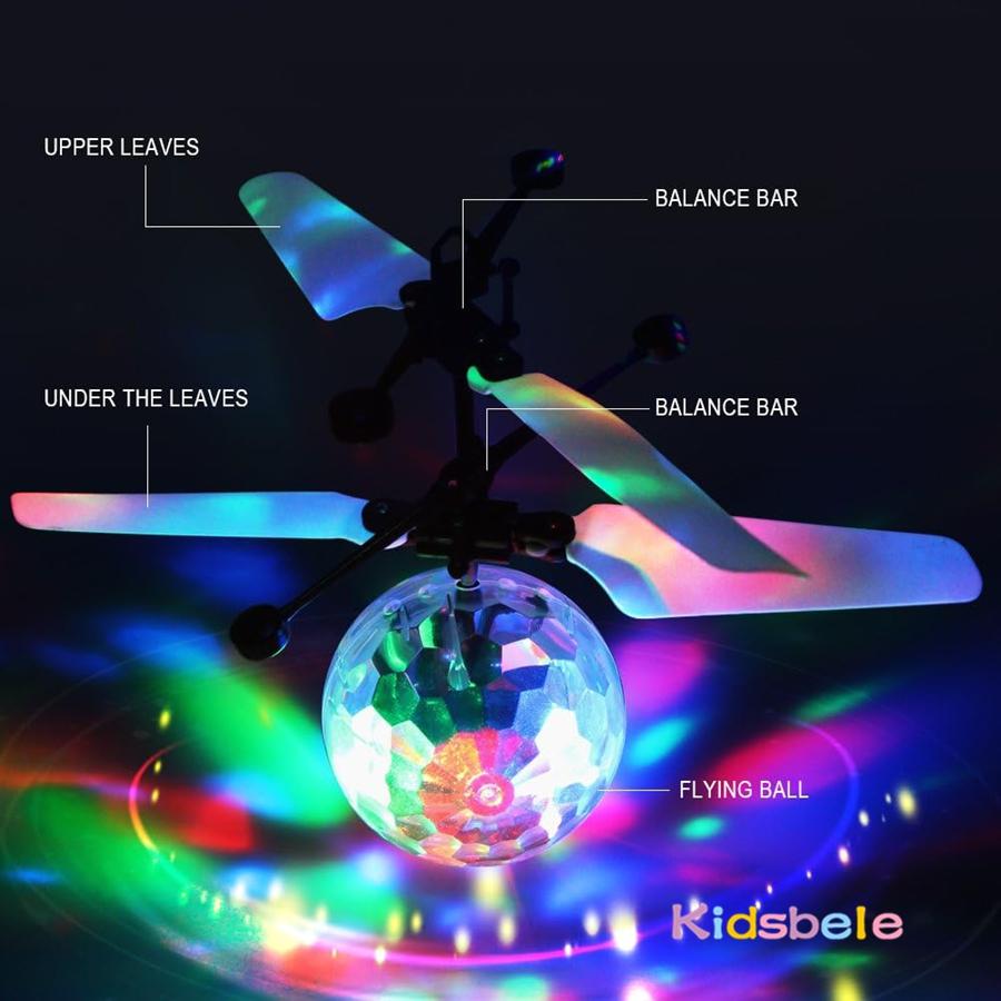 Kids Gesture Sensing Magical Flying Fairy Remote Control Electric Remote Control Toy Simulated Creative Princess Flying Toy
