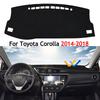 For Toyota Corolla E170 E160 2014- 2018 Anti-Slip Leather Mat Dashboard Cover Pad Sunshade Dashmat Carpet Accessories 2016 2017