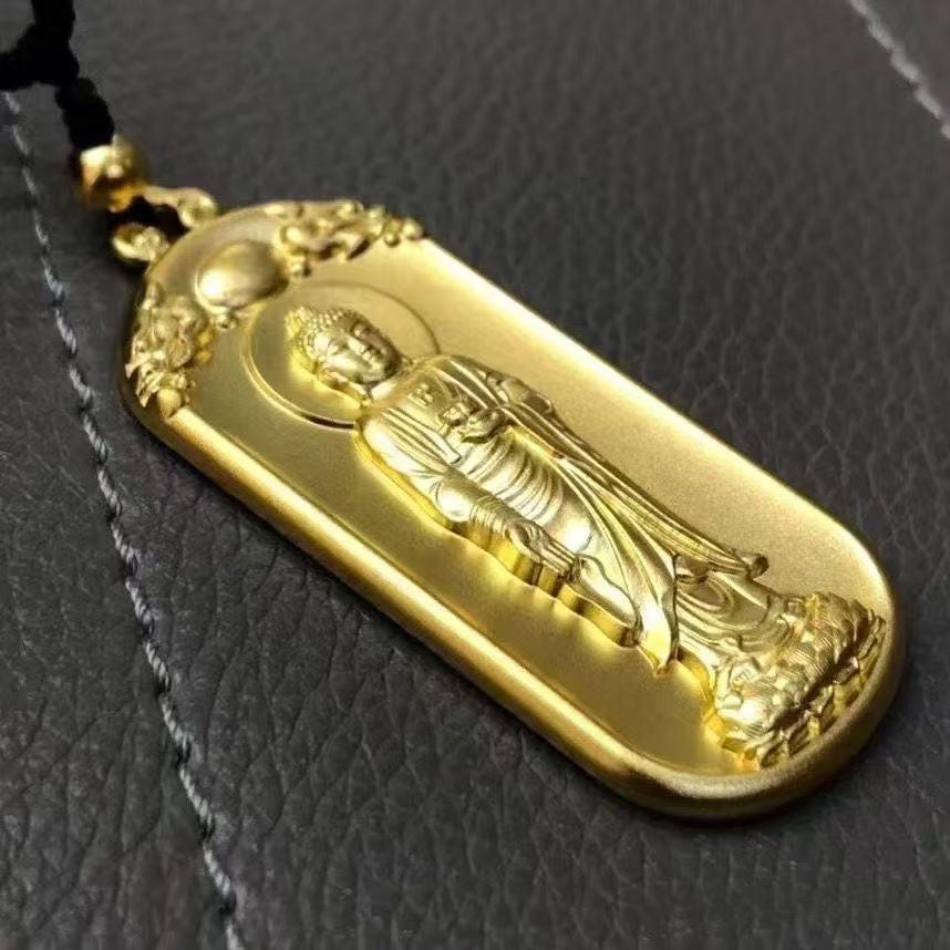 2026 Gold Tathagata Buddha Pendant for Men: Versatile Safety Amulet
