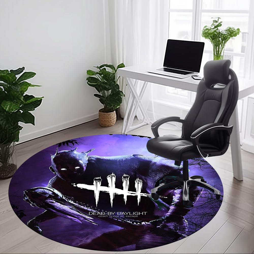 1pc Dead by Daylight Office Round Area Rug, Under Office Chairs Bedroom Living Room Home Decor A0926060