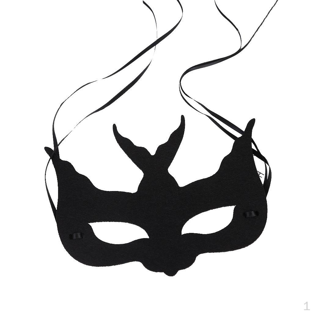 

Fancy Dress Makeup Swallow Ball Show Masquerade Costume Accessory чёрный