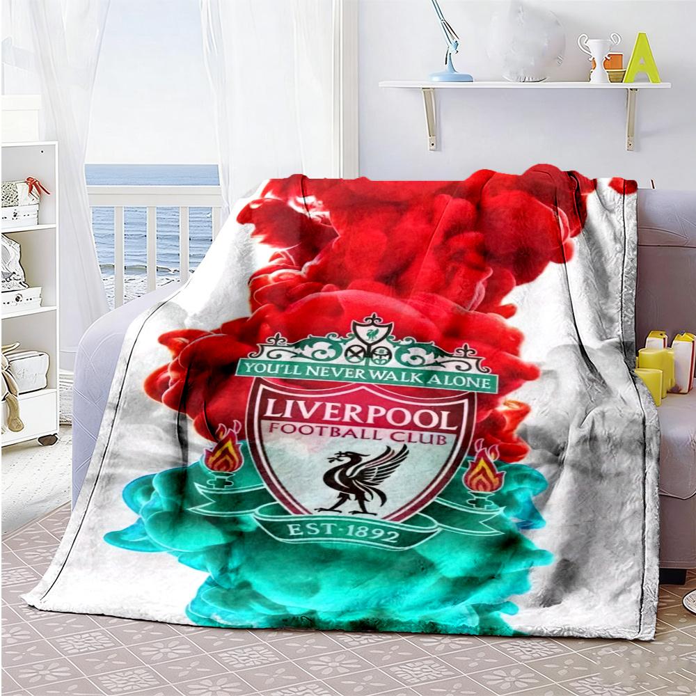 Liverpool Football Blanket Soft Warm Cozy Suitable For Picnics Sofa Office Chair Allseason Use Stylish Decor