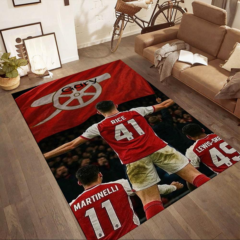 Arsenal Area Rug Perfect for Living Rooms Decorate Room Dining Room Hallway Anti-slip Rug Anime Office Decor Perfect Birthday/Christmas Gift Idea