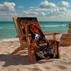 Vintage Motorcycle Fashion Beach Towel: Ideal for Summer Adventures Soft, absorbent and quick drying suitable for swimming and bathing