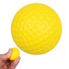 10Pcs/Lot Soft Indoor Practice Pu Yellow Golf Balls Training Aid Drop Shipping Wholesale Gift For Golfers