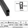 U-Shaped Waterproof Anti-Collision Dustproof Electrical Cabinet Rubber Seal
