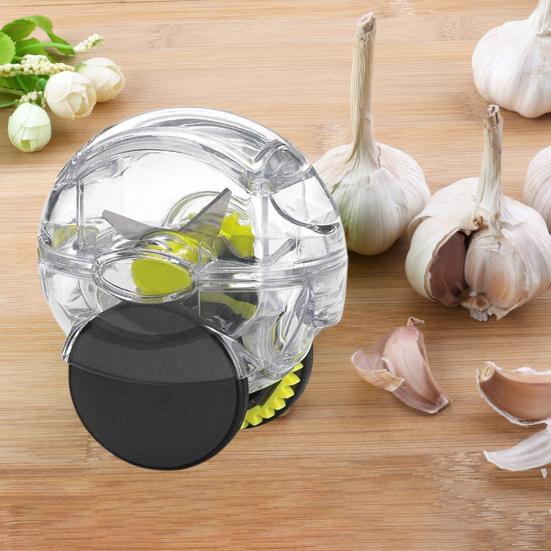Tritatutto Aglio a Rullo Facile da Pulire Manuale Schiaccia Aglio Rullo Tritatutto Frullatore Taglio Affettatura Strumento Gadget da Cucina