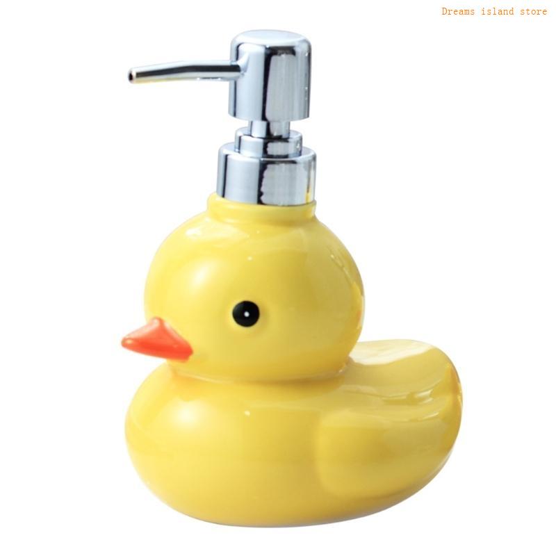 

Refillable Pump Bottle Bathroom Accessories Duck Foaming Soap Dispenser HX6C