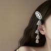 Elegant Tassel Bell Hair Clip Vintage Chinese Style Side Clip Ethnic Style Hair Hoop  Party