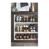 Yamazaki Jitsugyo (Yamazaki) Shoe Rack Medium Extendable Shoe Rack Frame Black 2573 (x 4)