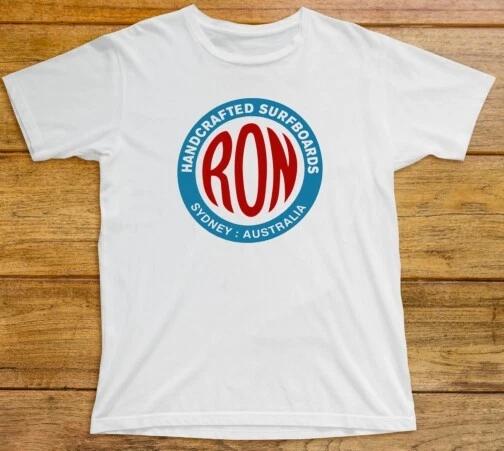 Ron Surfboards T Shirt 728 Retro Surf Sydney Australia Beach Bondi Manly Summer
