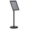 Day and Night - Day and Night Black Aluminum Alloy A4 Floor Standing Poster Stand