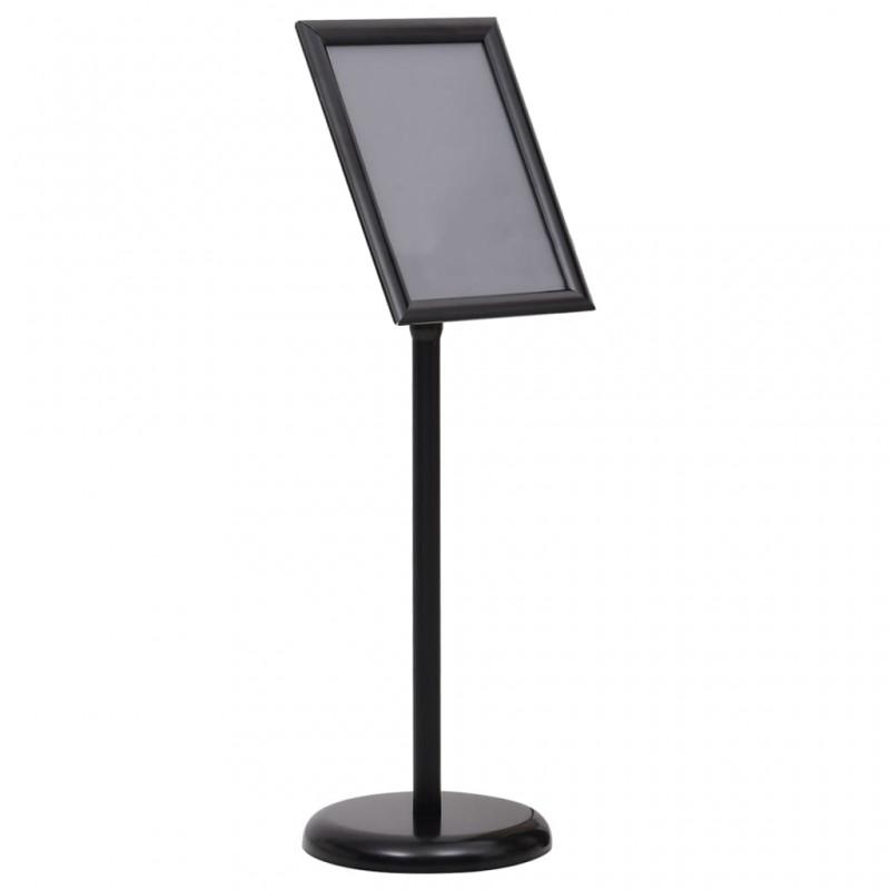 Day and Night - Day and Night Black Aluminum Alloy A4 Floor Standing Poster Stand