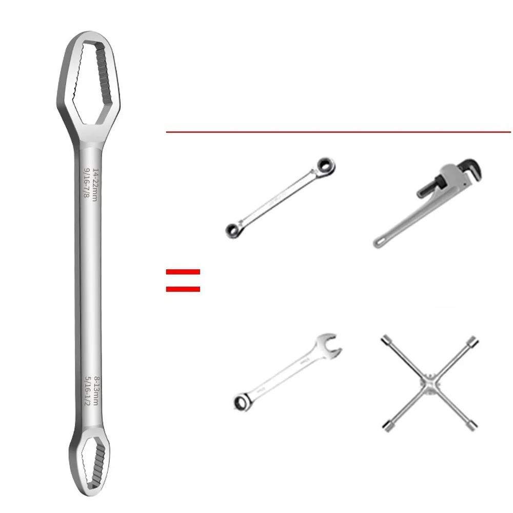 Universal Wrench Set Adjustable Multifunction Double Head Spanner for Electronic Board Repair and Hand Tool Kit