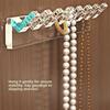 9Pcs 8 Hooks Necklace Holder Transparent Jewelry Display Stand  for Bangles, Bracelets and Rings