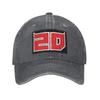 Casquette en tissu denim Fabio Quartararo Casquettes de baseball décontractées Chapeau réglable Chapeaux de baseball d'été unisexes