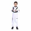 Zip Closure Spaceman Jumpsuit Dress Up Spacesuit Outfit Astronaut Costume Bodysuit  Kids Adults