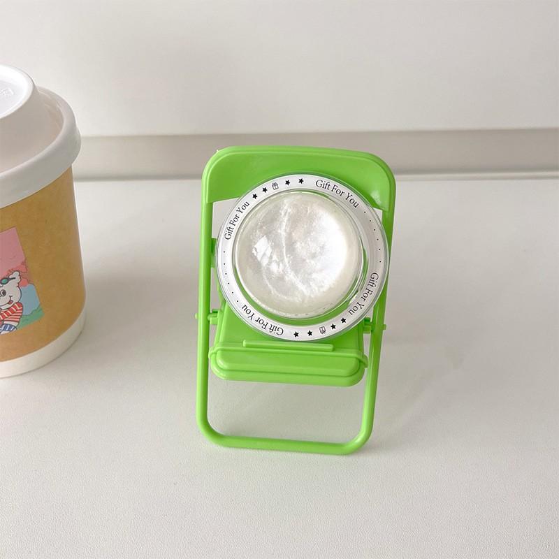 

Solid Color Crystal Ball Phone Airbag Holder Magnetic Suction Magsafe Extendable Korean Ins Style Spherical Desktop