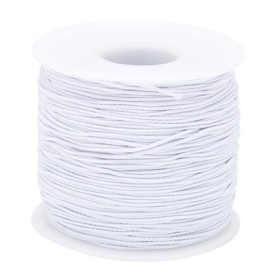1mm X 100m Stretchy Elastic Thread Cord DIY Craft String Rope Jewelry Bracelet Making Rope White