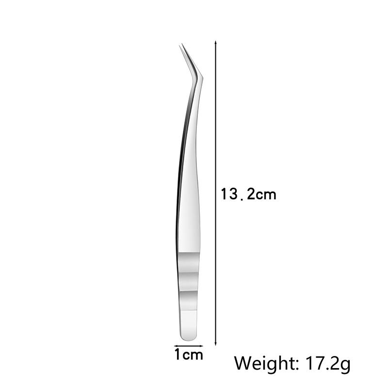 High Precision Eyelash Tweezers Beauty Eyelash Professional Grafting Eyelash High-Precision Flowering Tweezers