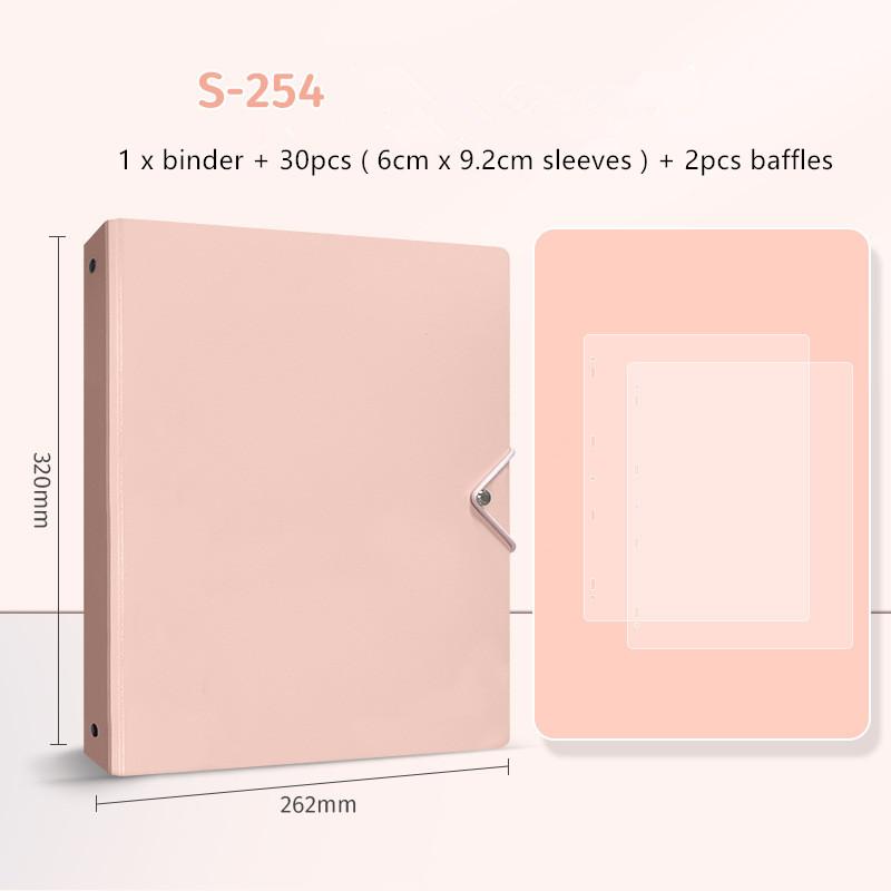 MINKYS Kawaii 5/6/9 Spaces 3 Inch Kpop Photo Card Binder Large Capacity Idol Photocard Album Photocards Binder Collect Book