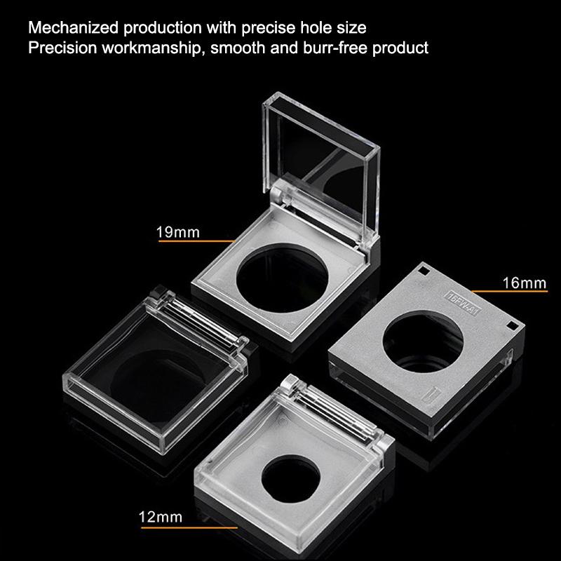 12Mm 16Mm 19Mm 22Mm 25Mm High Head Button Switch With Cover Transparent Protective Cover Waterproof