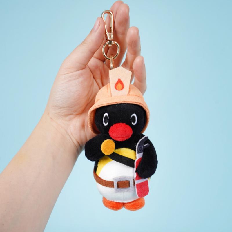 Крючок для сумки Пингу в городе 10 см (Выберите 1 из 3) Pingu Bag Hook Firefighter