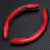 2pcs Carbon Fiber Non-Slip Steering Wheel Cover Car Accessories For Porsche Boxster Cayenne Panamera Macan Cayman 911 918 996 917 991