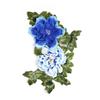 Three-Dimensional Peony Lace Embroidered Patch for Clothing