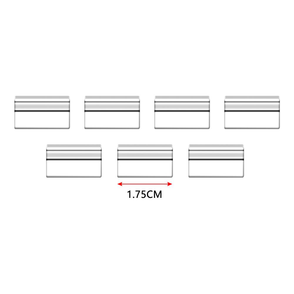 

7pcs/set Door Window Switch Lift Button Knob Cover Trim Sequined Fit for Ford Focus 2012-2018 Decoration ABS Chrome Car Styling серебряный