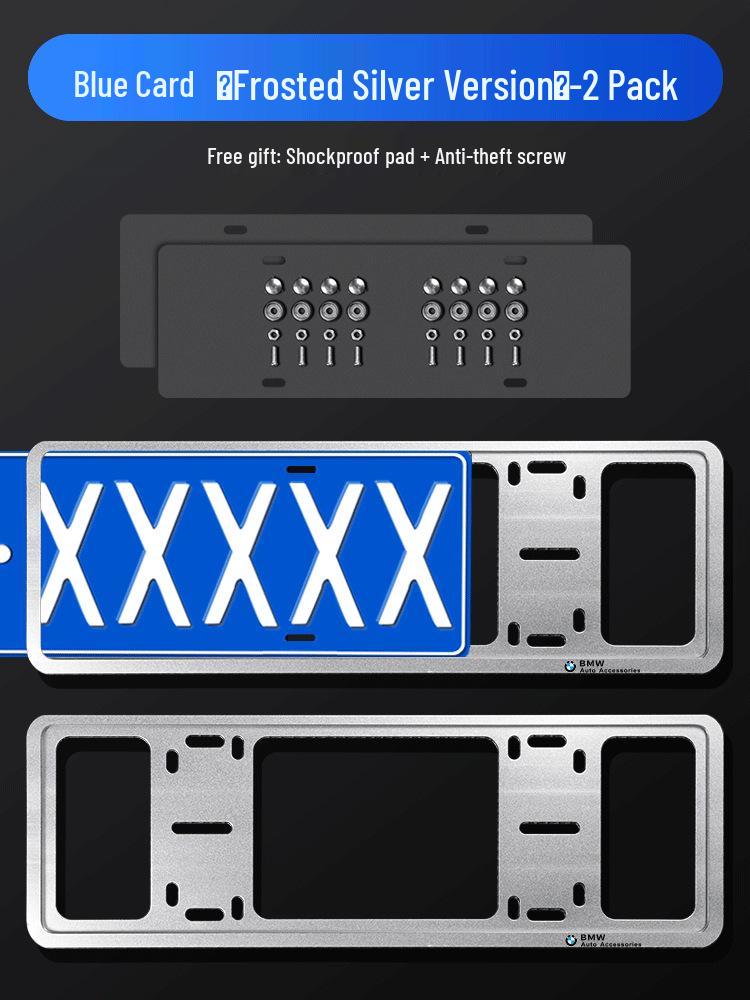 Kohlefaser-Nummernschildhalter für BMW X1, X2, X3, X4, X5, 1er, 3er, 5er