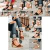 Elegant Women's Ankle Strap Open Toe Platform Wedges Sandals For Summer Comfort