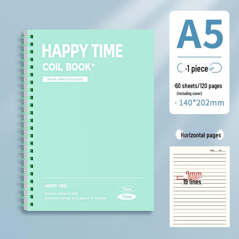 Coil-Bound B5 Notebook: Simple, High-Value for College & Junior High Students