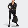 adidas Stella McCartney TP LS C.R. Jachetă cu glugă cu detaliu în dungi și imprimeu logo Jachetă Femei Negru HI6055