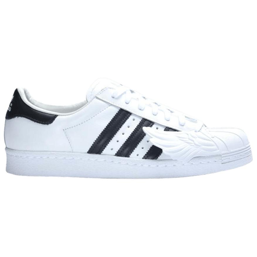 Jeremy Scott x Adidas Superstar Wings White Black Men Sneakers Black-White S77814